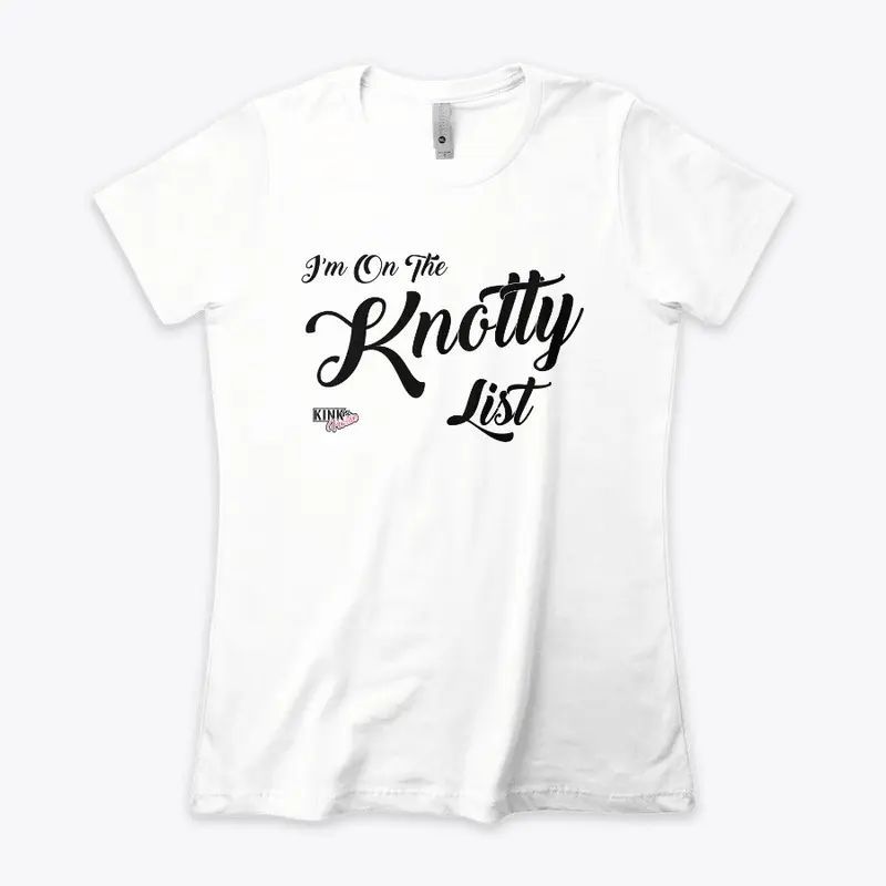 Knotty List - Dark Letters